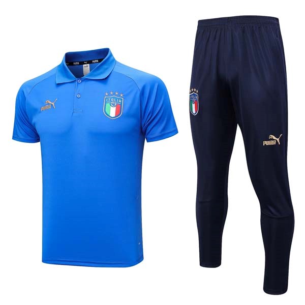 Polo Italia Set Completo 2023-2024 Blu 4
